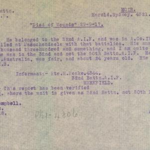 Soldier packet page