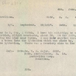 Soldier packet page