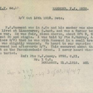 Soldier packet page