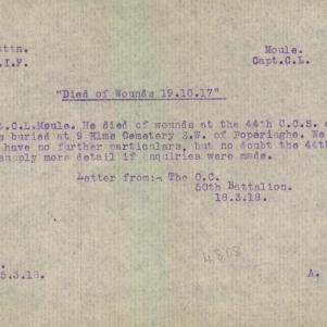 Soldier packet page
