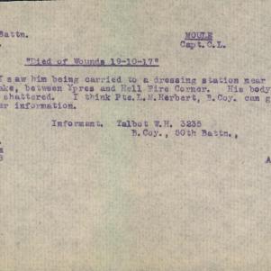 Soldier packet page