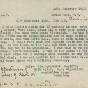 Soldier packet page