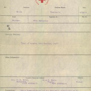 Soldier packet page