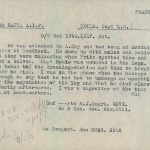 Soldier packet page