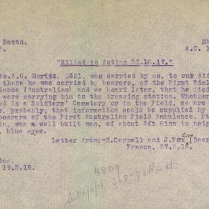 Soldier packet page