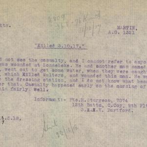 Soldier packet page