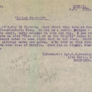 Soldier packet page