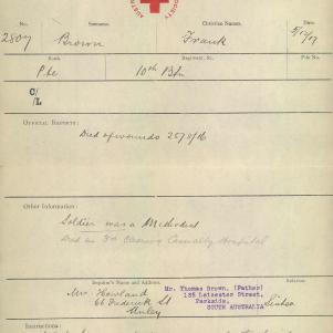 Soldier packet page