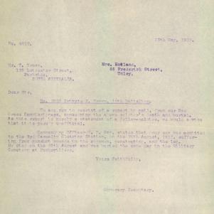 Soldier packet page