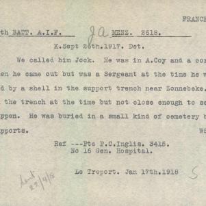Soldier packet page