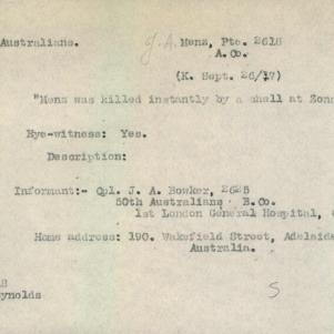 Soldier packet page