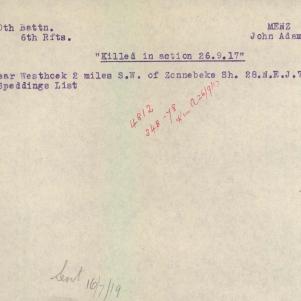 Soldier packet page