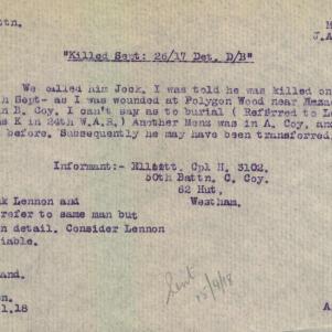 Soldier packet page