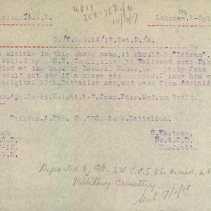 Soldier packet page