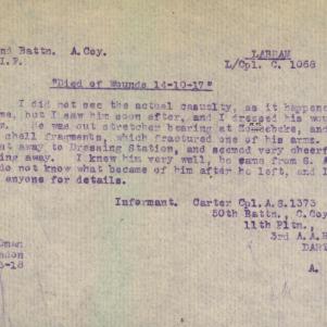 Soldier packet page