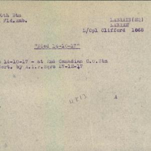 Soldier packet page