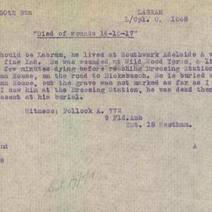 Soldier packet page