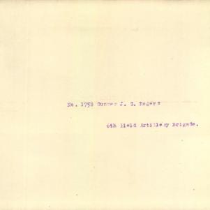 Soldier packet page