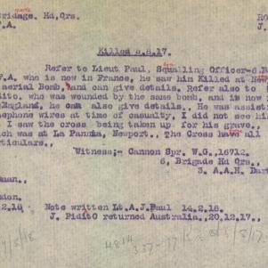 Soldier packet page