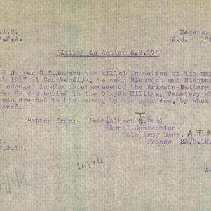 Soldier packet page