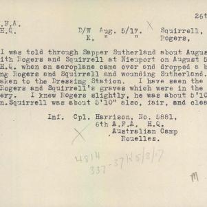 Soldier packet page