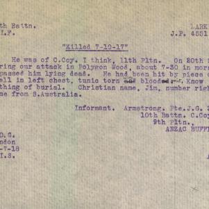 Soldier packet page