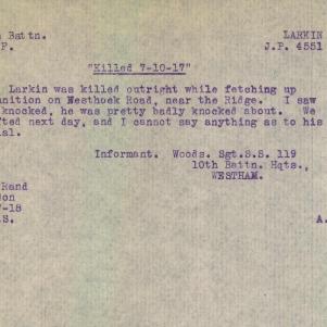 Soldier packet page