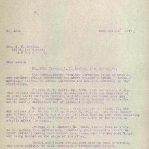 Soldier packet page