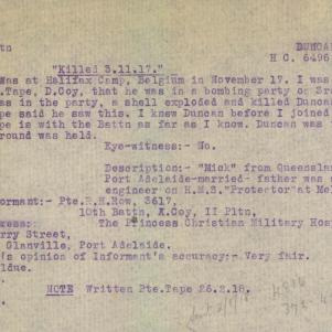 Soldier packet page