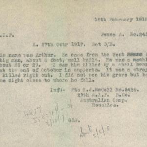Soldier packet page
