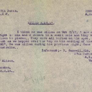 Soldier packet page