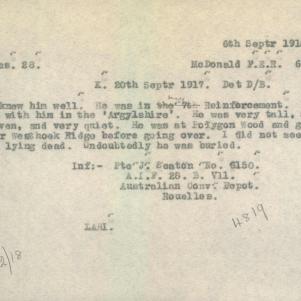 Soldier packet page