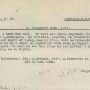 Soldier packet page