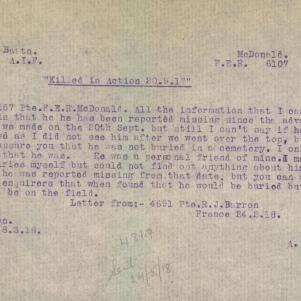 Soldier packet page