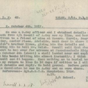 Soldier packet page