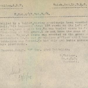 Soldier packet page