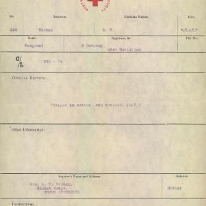 Soldier packet page