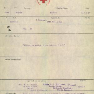 Soldier packet page