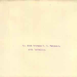 Soldier packet page