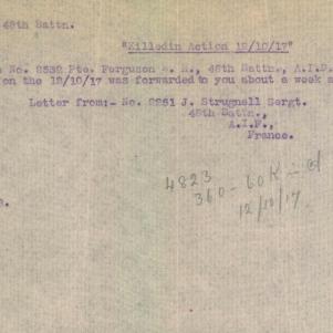 Soldier packet page