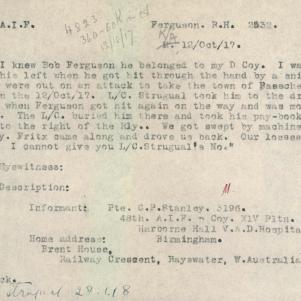 Soldier packet page