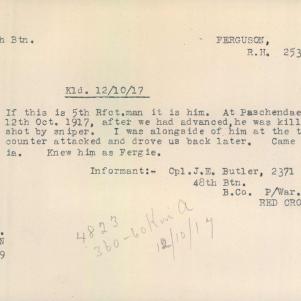 Soldier packet page