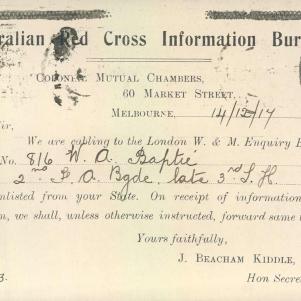 Soldier packet page