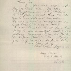 Soldier packet page