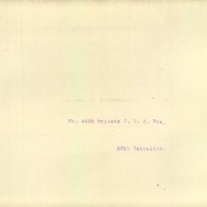 Soldier packet page