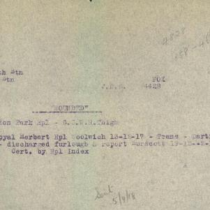 Soldier packet page