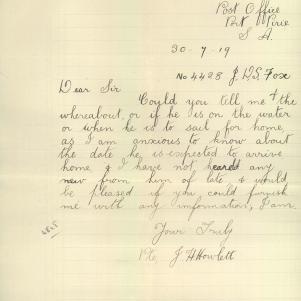 Soldier packet page