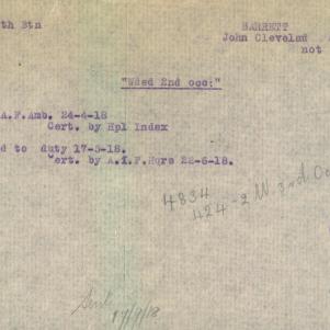 Soldier packet page