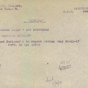 Soldier packet page