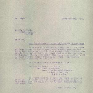 Soldier packet page